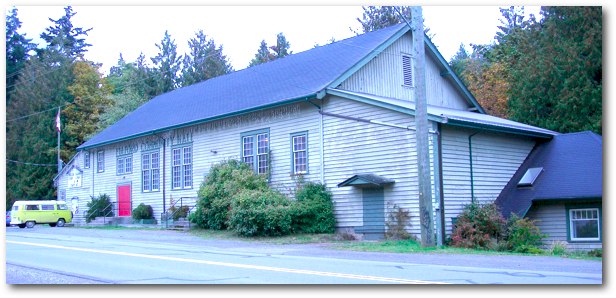 Fulford Community Hall on Salt Spring Island